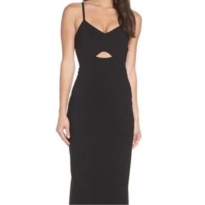 Black maxi dress gown